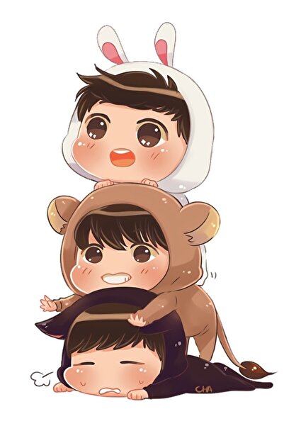 Universal Bts Fan Art Illustration Painting Ξύλινη αφίσα Διακοσμητική Αφίσα Κ...