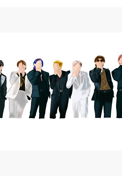 Universal Bts Butter Ot7 Ξύλινη Αφίσα Τέχνης Διακοσμητική Κωδικός3429