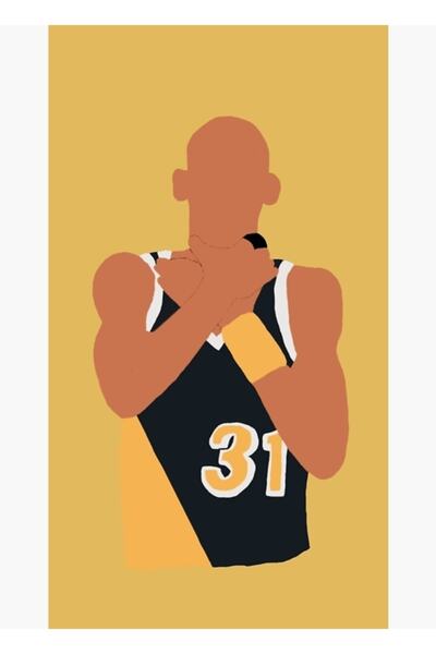 Universal Reggie Miller Placă decorativă din lemn cu poster decorativ