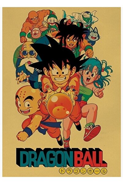 Universal The Crew - Poster decorativ din lemn Dragon Ball