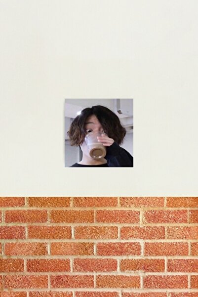 Universal Καφέ Jungkook Ξύλινη Διακοσμητική Αφίσα Ζωγραφικής Κωδικός3820