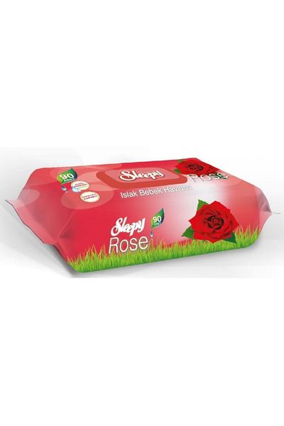 Sleepy Sen. Wet Baby Towel Gul 90 Lı