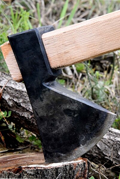 TAPAN BIÇAĞI Tapan Oduncu ve Kamp Baltası 17x13-2 - 1500 kg Tek Parça Kaynaksız El Yapımı