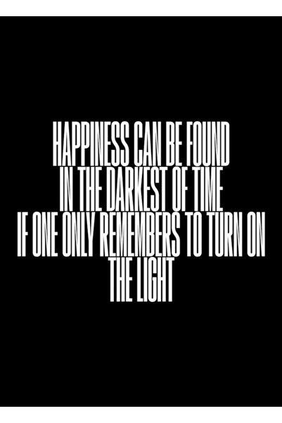 Universal Tablou decorativ din lemn cu citat de HP