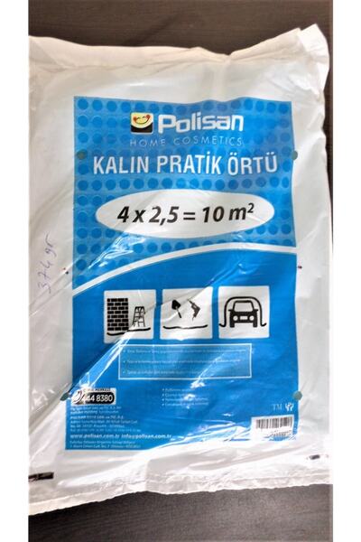 Polisan Naylon Örtü -Koruyucu Örtü -Kalın Tip -Pratik Örtü -Boya-Eşya Örtüsü ...