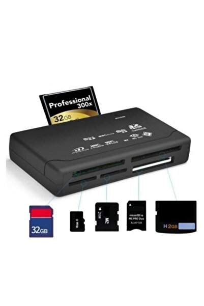 MOLIX قارئ بطاقات قارئ بطاقات Sd-mmc-microsd-m2-xd-cf قارئ بطاقات