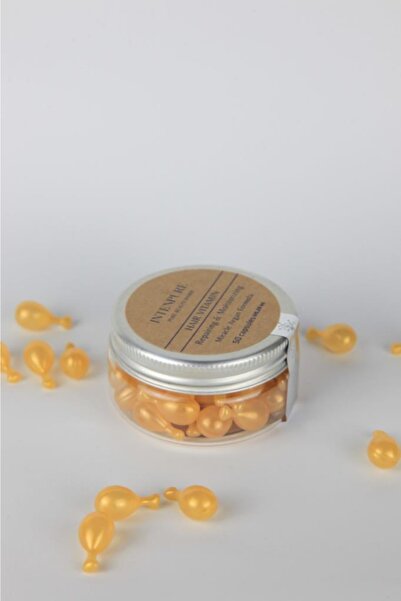 intenpure Argan Yağı Ile Zenginleştirilmiş Saç Vitamini Altın Kapsül Mucizesi 50 Kapsül