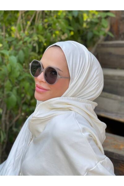 VALORSCARF Kırık Beyaz Penye Şal