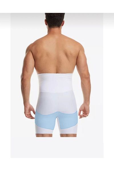 İNCEYAŞAM Slim Life Men's Mussel Pacated Corset Boxer Firming Slimming 1 Piece