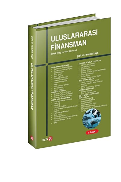 Beta Yayınevi Uluslararası Finansman / Ferudun Kaya / Beta Yayınevi / 9786052...
