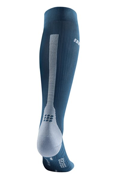 Cep Run Socks 3.0 Sporcu Kompresyon Çorabı, Mavi/ Gri ,KadınII