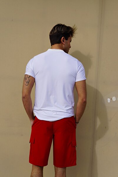 C&City Ανδρικό μαγιό Lycra C1444 Κόκκινο