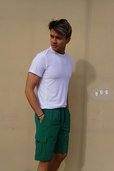 C&City Ανδρικό μαγιό Lycra C1444 Πράσινο