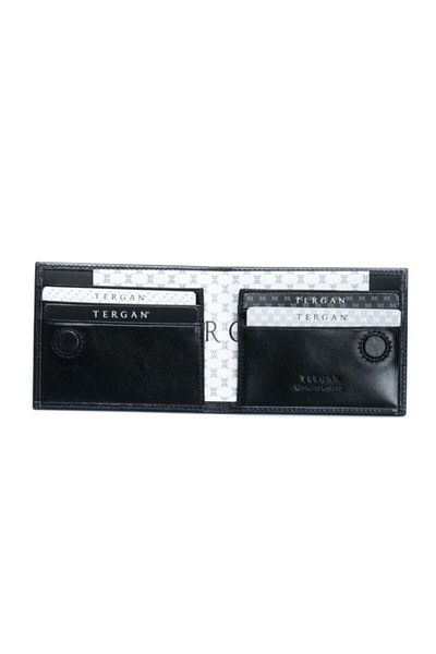 Tergan Black Leather Men's Wallet 01519a97