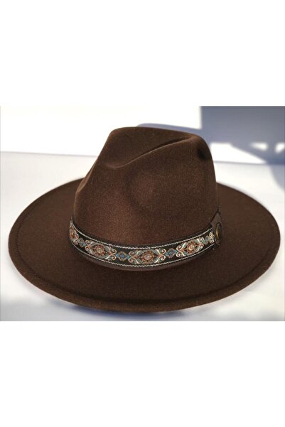 Shopiolog Коричнева жіноча капелюх-фетр