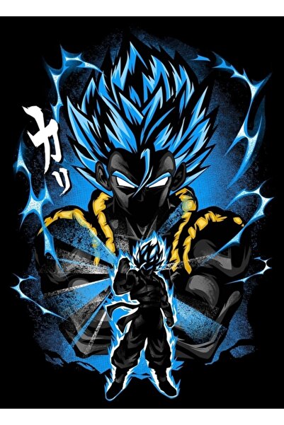 Universal Dragon Ball Z Fusion Attack Painting Wooden Poster Decorative