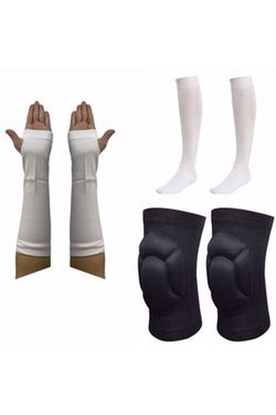 DAVSPOR Volleyball Knee Pad Volleyball Socks Volleyball Sleeve Set