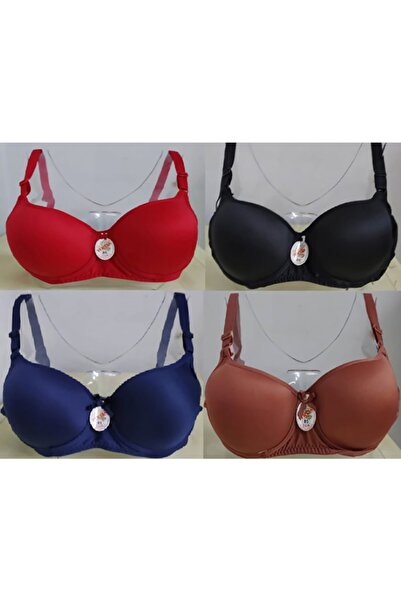 Tektaş Γυναικείο σουτιέν χωρίς επένδυση (ΜΕΓΕΘΟΣ 85-90-95) Σετ 4 τεμαχίων