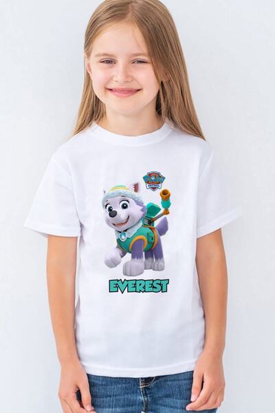 Morinna İm Tricou unisex pentru copii cu imprimeu Paw Patrol Everest Tricou Mr-10