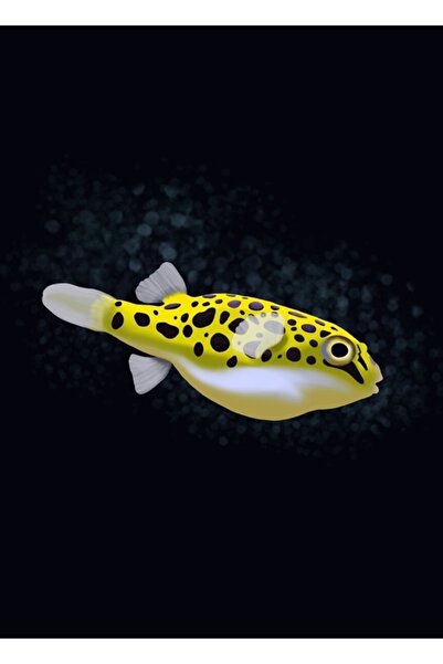 Universal Διακοσμητική ξύλινη αφίσα με πράσινο στικτό σκαντζόχοιρο που ζωγραφ...