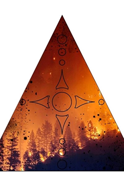 Universal Διακοσμητική Ξύλινη Αφίσα Aus Yangın Tablo