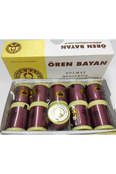 Ören Bayan Koton Makine Вишивальна котушка 10 грам 10 штук в коробці Колір: 790