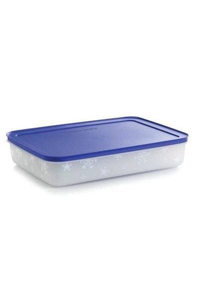 Tupperware Purple White Alaska Series Deep Freezer Storage Container 2.25 Lt