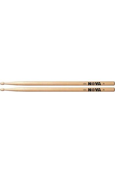 VIC FIRTH Vicfırth N2b - 16 1/4"x0.625" Short Nova Hickory Baguette