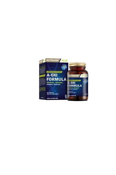 Nutraxin 60 Tablets Food Supplement - Containing Vitamin E, Coenzyme Q-10, Resveratrol, Zinc, Glutathione and Selenium