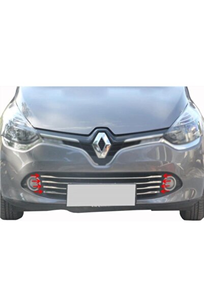 aktif Clio 4 Ön Tampon Çitası Krom 6 Parça 2012 2013 2014 2015 2016 2017