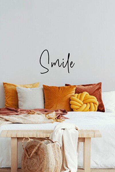 MIGNATIS Autocolant de perete Smile Graffiti, Decor pentru casă, Autocolant p...