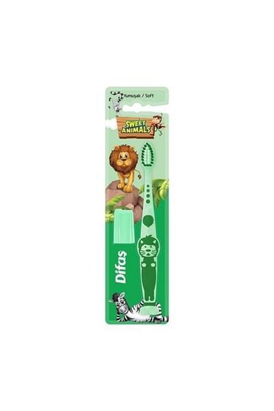 Difaş Sweet Animals Children's Toothbrush Mixed Color