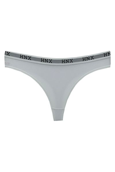 HNX Chiloți de damă alb din bumbac jacquard din cauciuc
