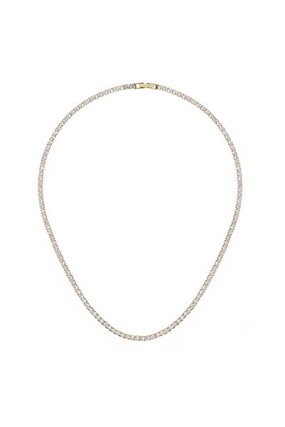 Merano Design 3mm Gold Su Yolu Kolye