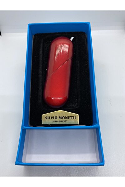 zima Silvio Monetti Kırmızı Kalpli Gazlı Aşk Çakmağı