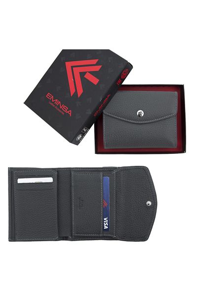 Eminsa Women's Smoked Leather Mini Wallet