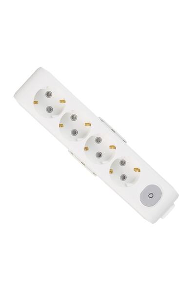 VİKO Multi-let Dörtlü 4 Lü Anahtarlı Topraklı Klemensli Grup Priz