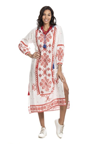 MODA POSITANO فستان طويل من المكسيك