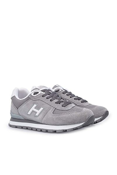 Hammer Jack Peru Women's Gray White Sneaker Leather Shoes 102 19250-g