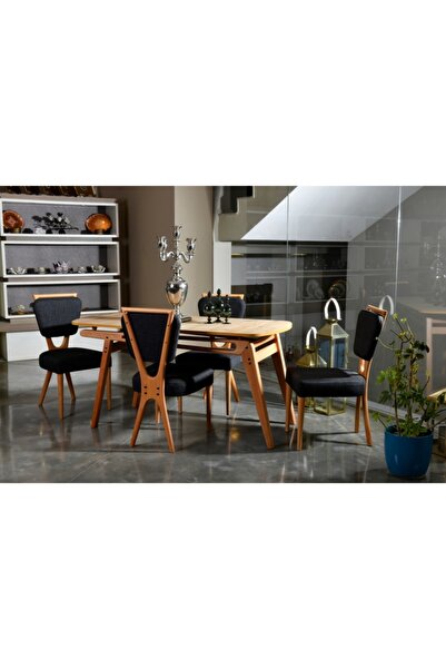 VOWTURKEY Palace Iskandinav Masa Takımı - Mutfak- Salon Masa Takımı