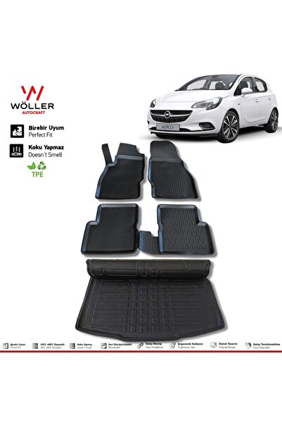 wöller Opel Corsa E Paspas Bagaj Havuzu 2014 2019 Arası 3d Havuzlu