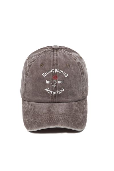 CİSE Aksesuar Disappointed Embroidered Washable Cap