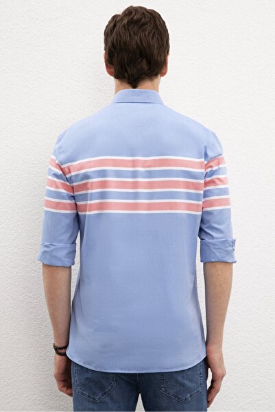U.S. Polo Assn. Erkek Mavi Gömlek