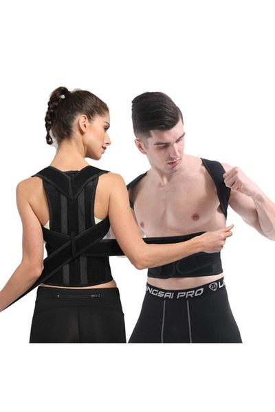 MİSTİRİK Pulsano Model Waist and Back Corset Women's and Men's Anti-Humpback Upright Posture Corset