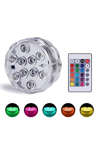 gaman Dekoratif Masa Üstü Rgb Fosforlu Led Işık Kumandalı Pilli