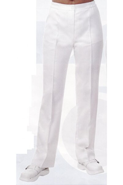 CARE FORMA Pantolon Boru Paça Kalın Alpaka Kumaş