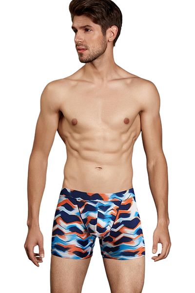 Doreanse Men's Modal Multicolor Printed Bagged Regular Leg Boxer 1900