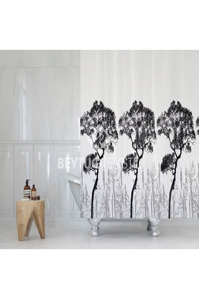 Tropik Jackline Κουρτίνα Μπάνιου Διπλό Φύλλο 2x110x200cm