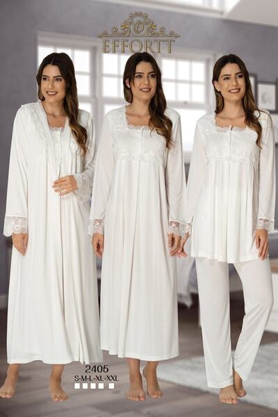 Effort Pijama مجموعة لوهوساهاميل 2405 إكرو للحوامل مكونة من 4 قطع