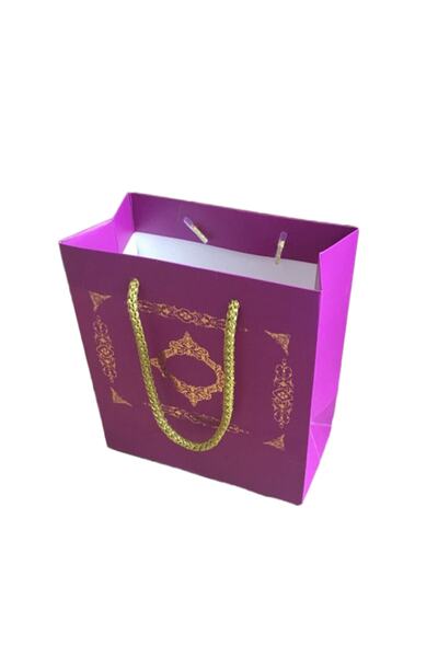 TT Tahtakale Toptancıları Geantă cadou din carton cu model Gold Palace - 20x2...